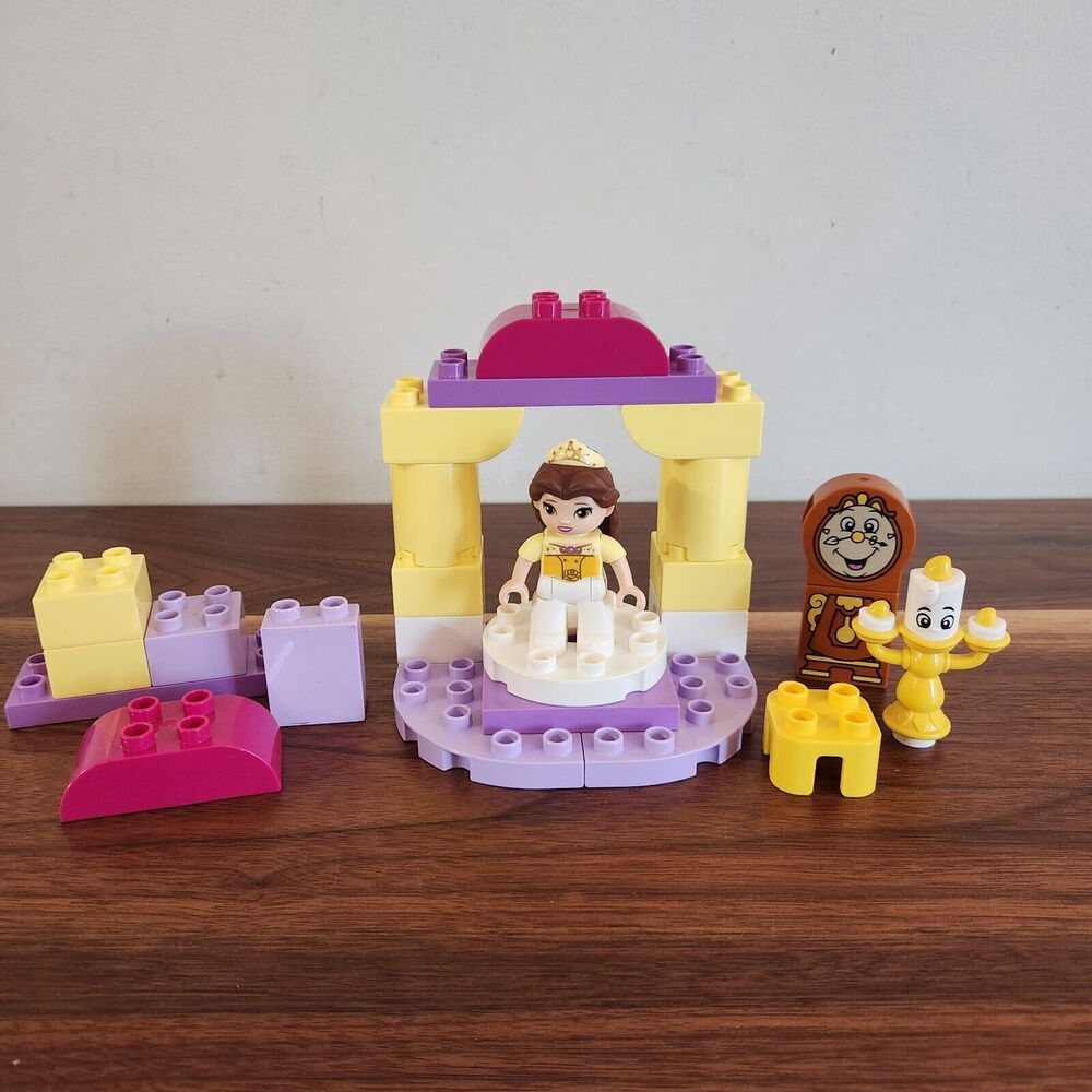 Lego Duplo Disney Princess Belles Ballroom 10960 Beauty And The Beast Incomplete